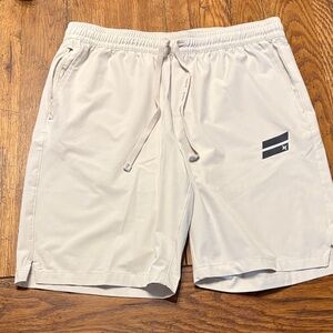 Hurley Men's Off-White Athletic Shorts